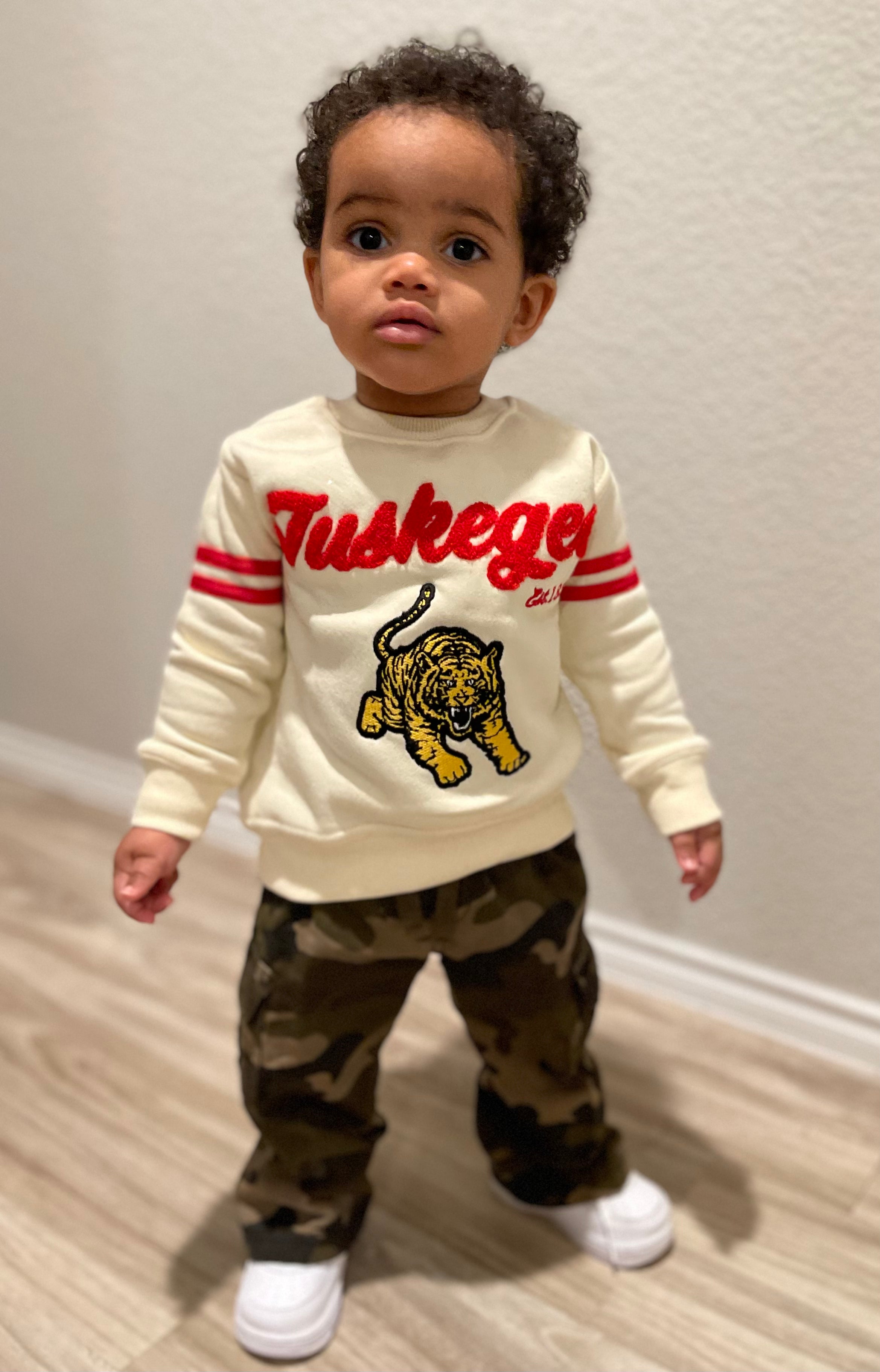 Kids Tuskegee Golden Tiger Vintage Sweatshirt