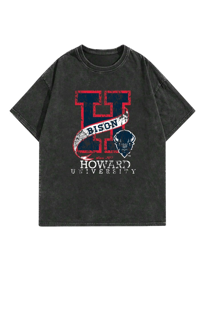 Howard University Acid Wash T-Shirt