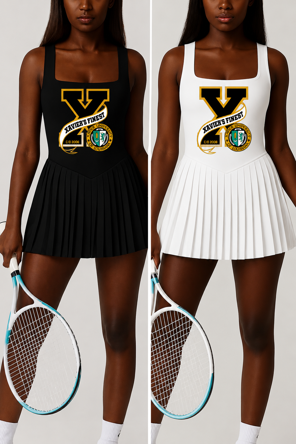 Xavier C/O 2006 Tennis Dress – Limited Edition Reunion Release - DC Apparel HBCU merchandise