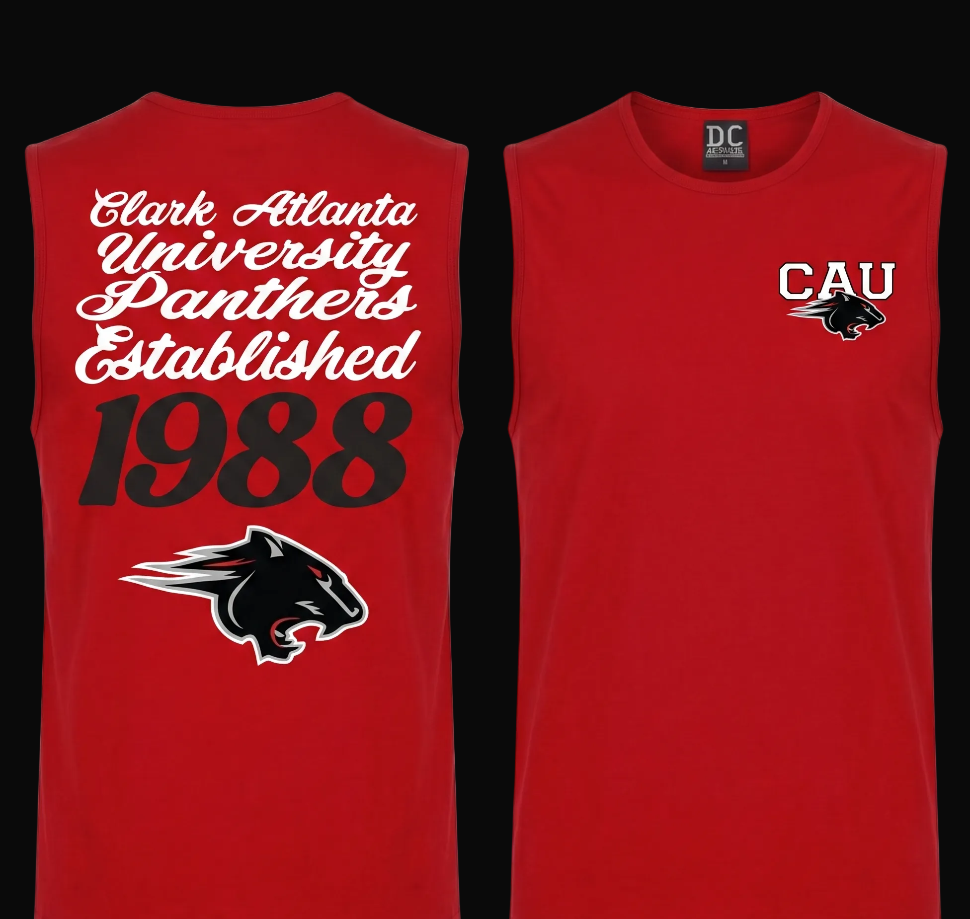 Clark Atlanta University Panthers Sleeveless Tshirt