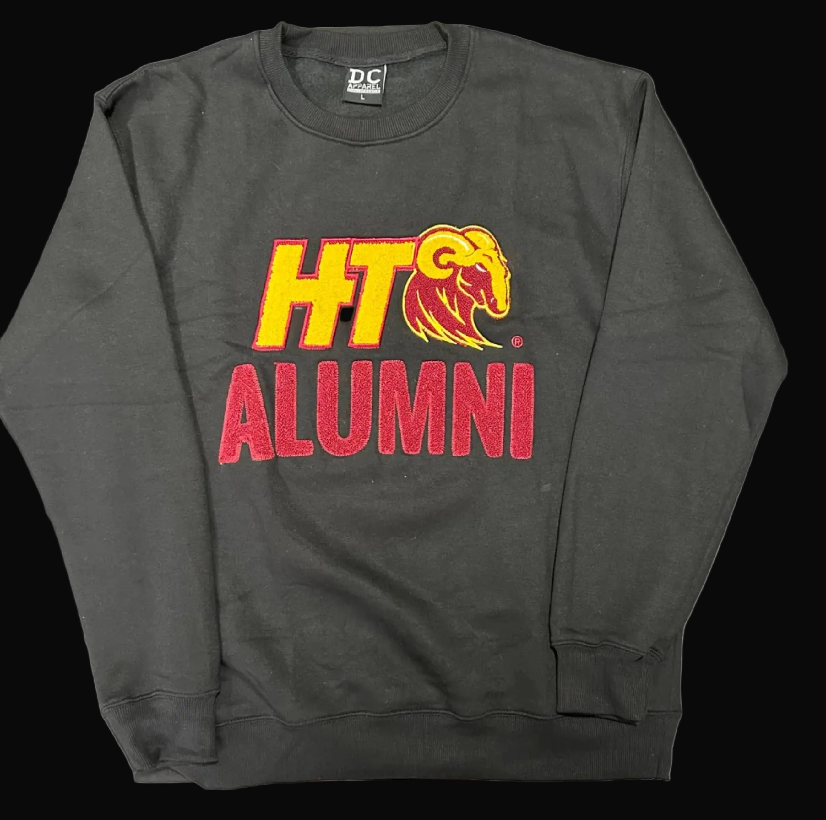 Huston-Tillotson University HBCU HT Rams Alumni Gray Crewneck Sweatshirt