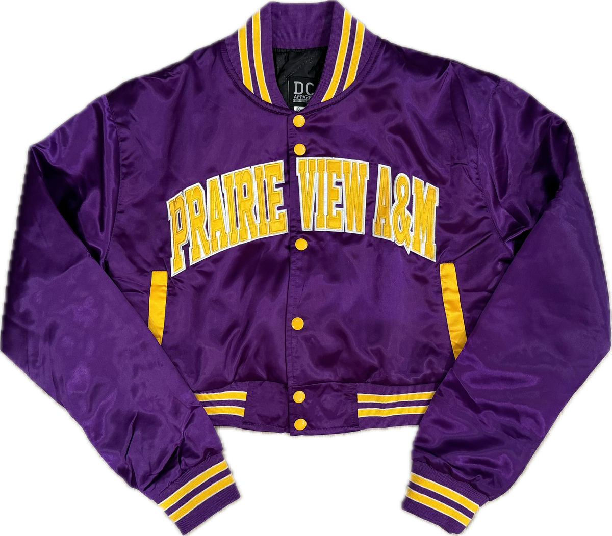 Crop Prairie View A&M Bomber Jacket – Donecia's Crafts