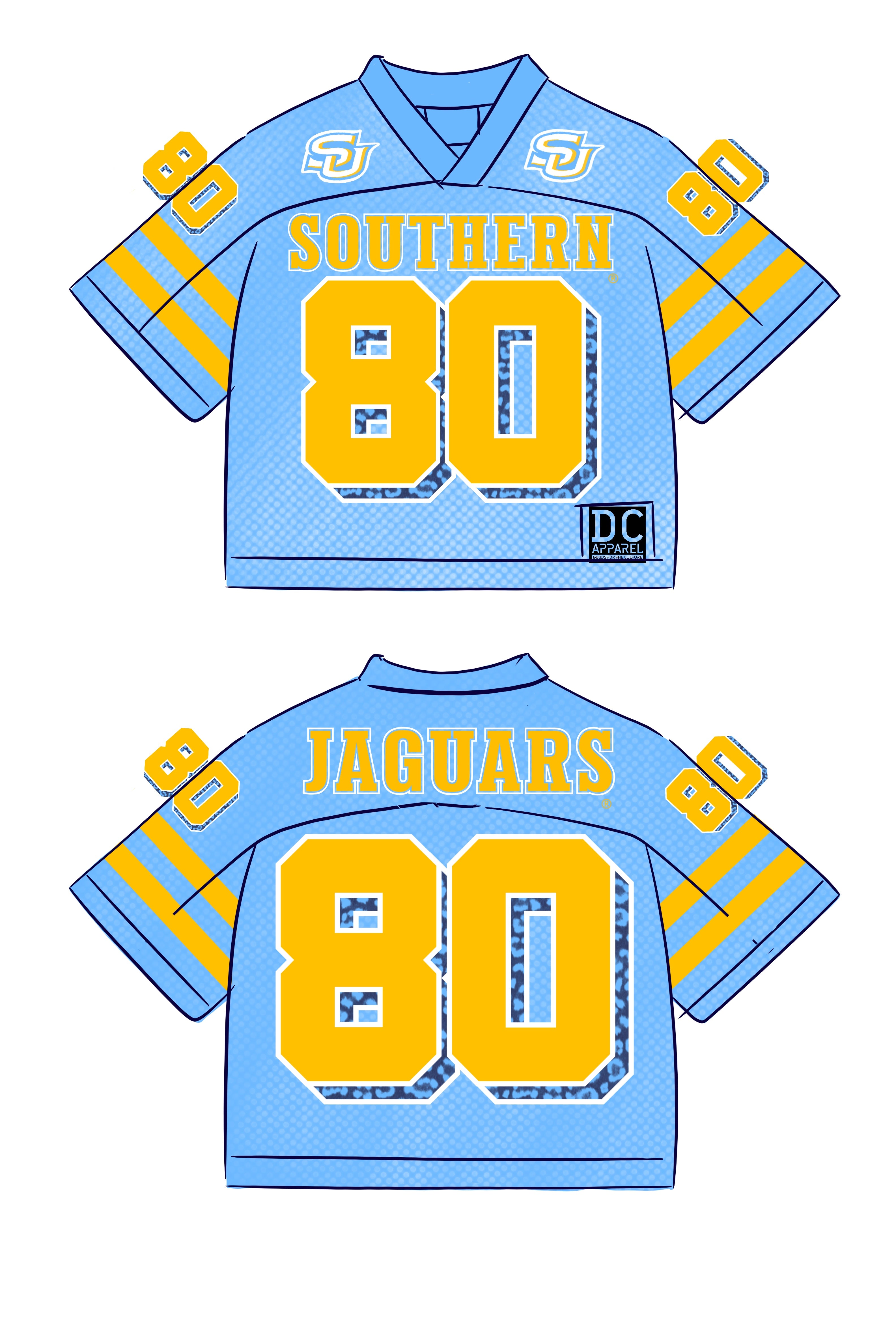 Southern Jaguars Crop Football Jersey