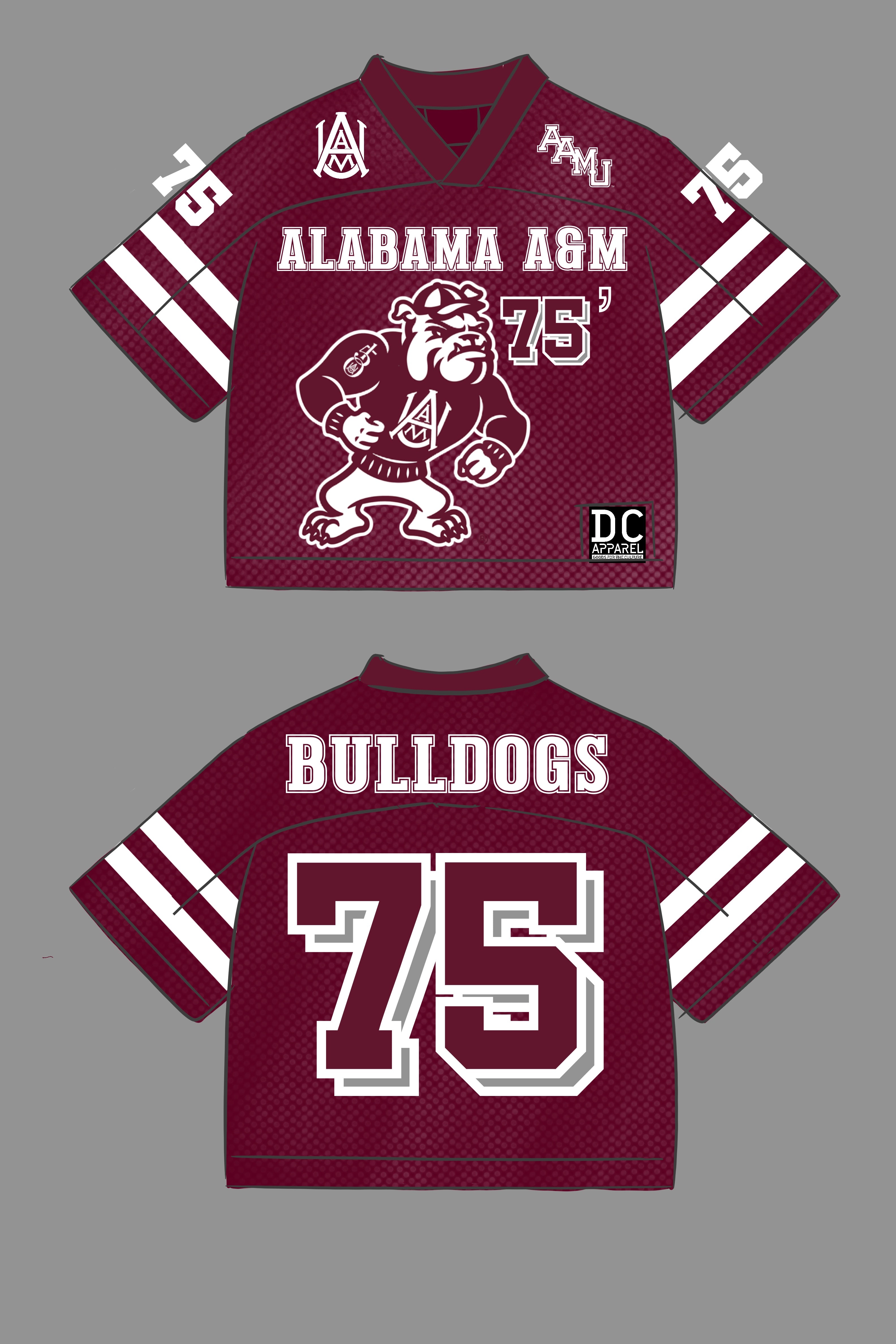 Alabama A&M Bulldogs Football Jersey
