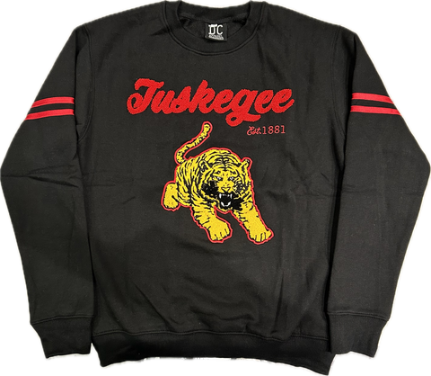 Black Tuskegee Golden Tiger Vintage Sweatshirt