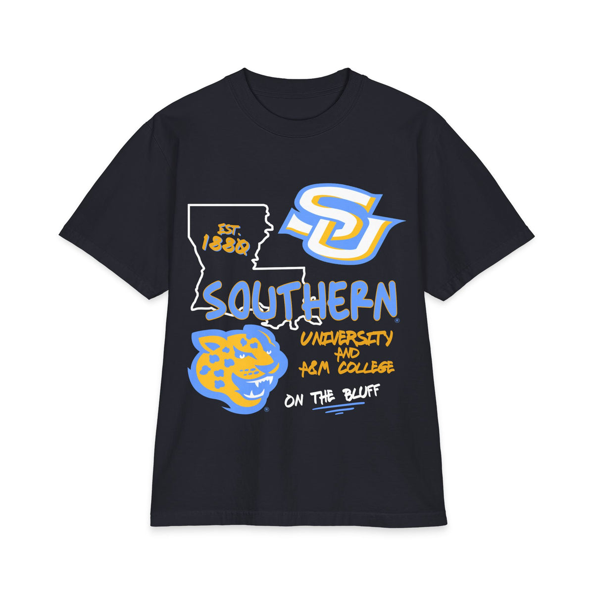 Southern University State Sketch Tee