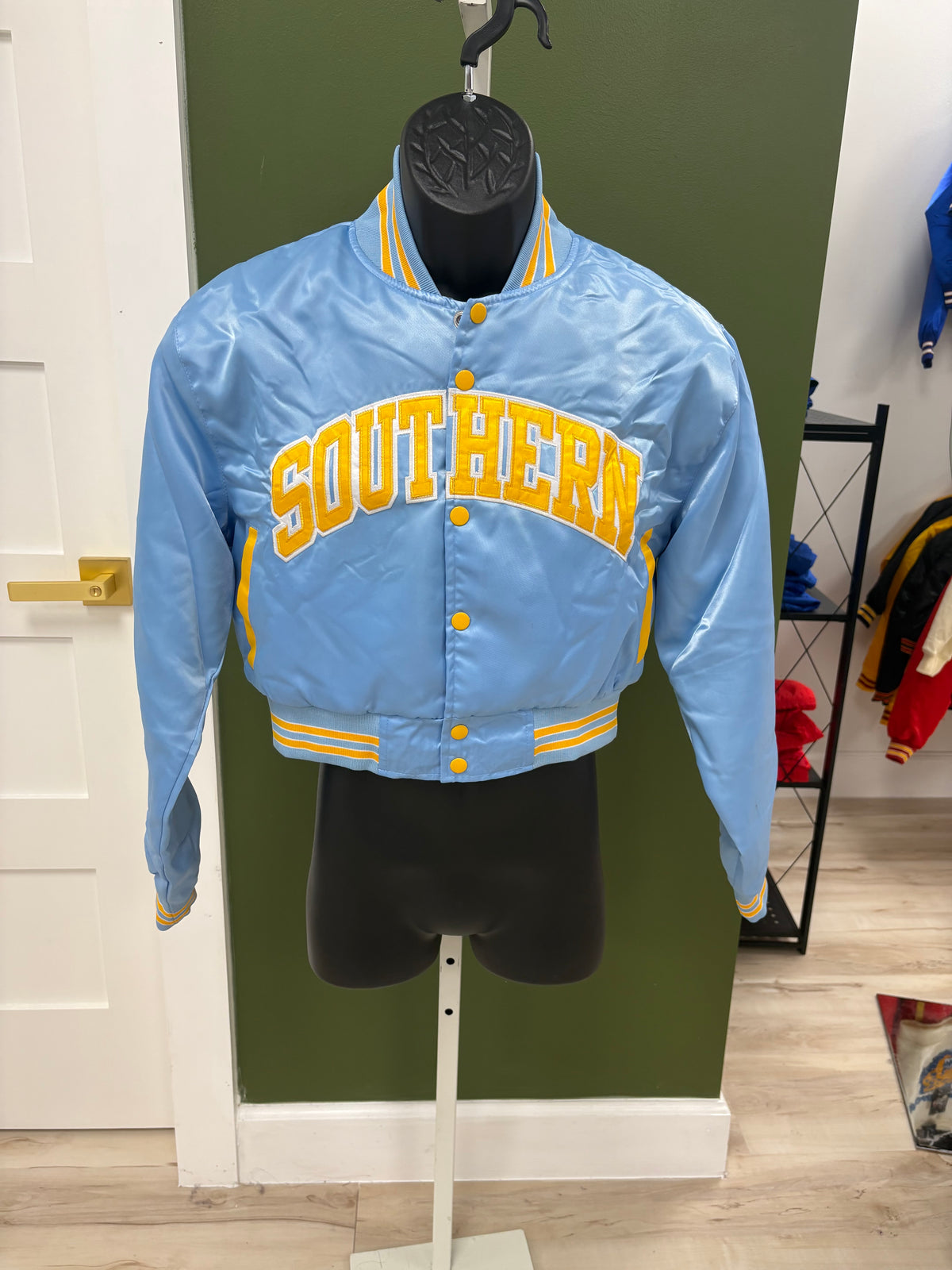Southern University Crop Bomber Jacket
