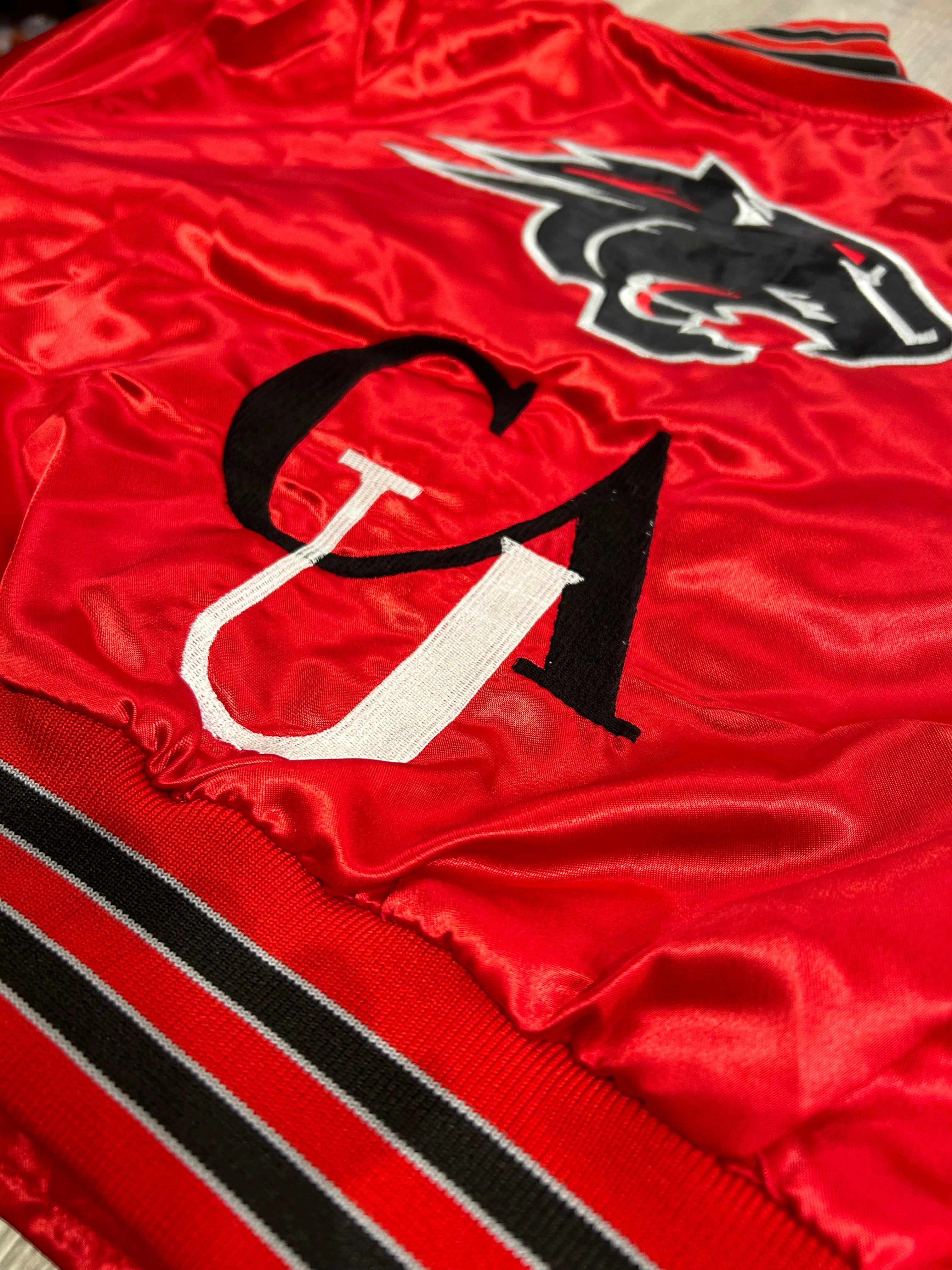 Crop Clark Atlanta University Bomber Jacket - alternate view