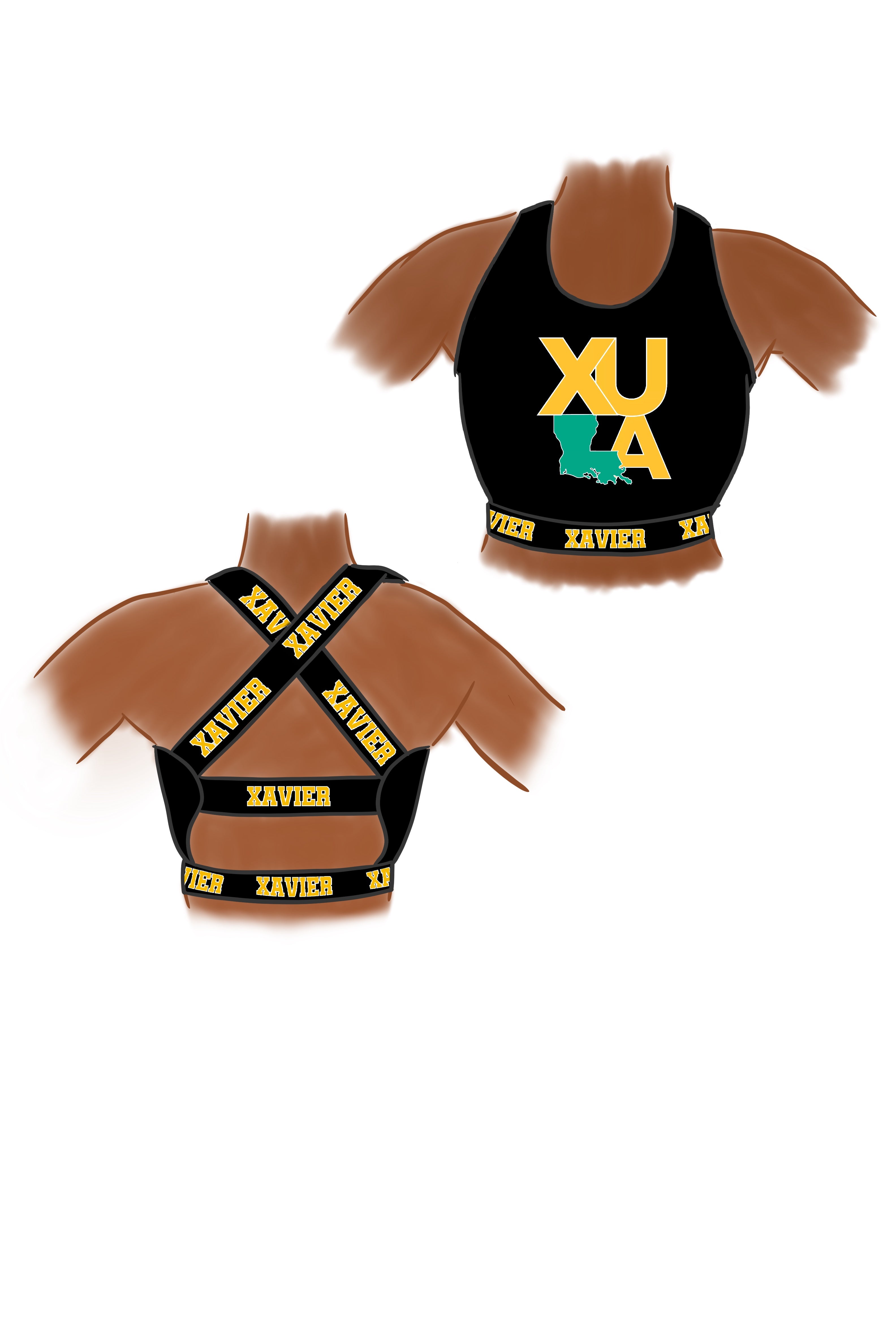 Xavier XULA Fitness Top (Sports Bra)