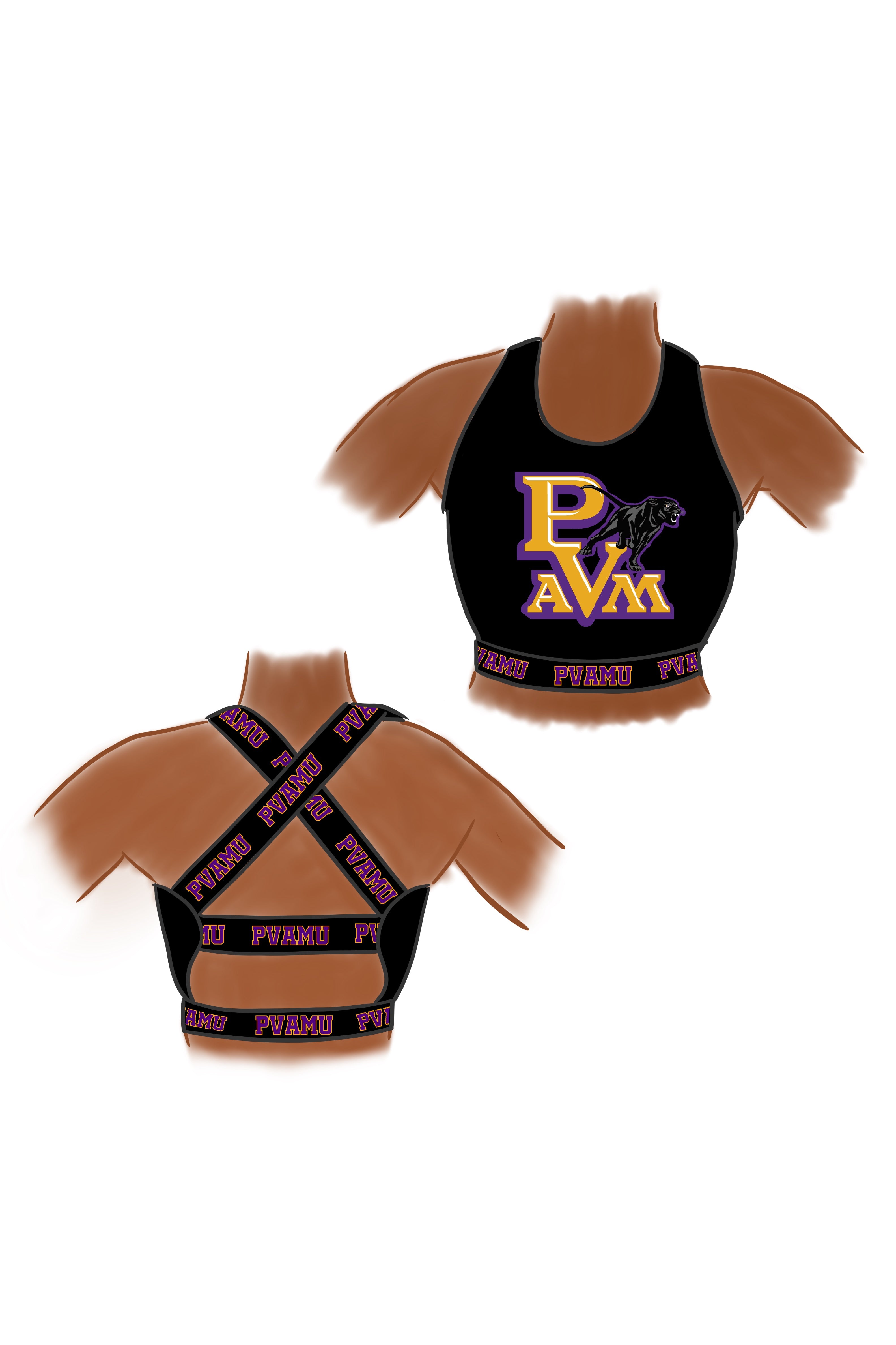 PVAMU Fitness Top (Sports Bra) - alternate view