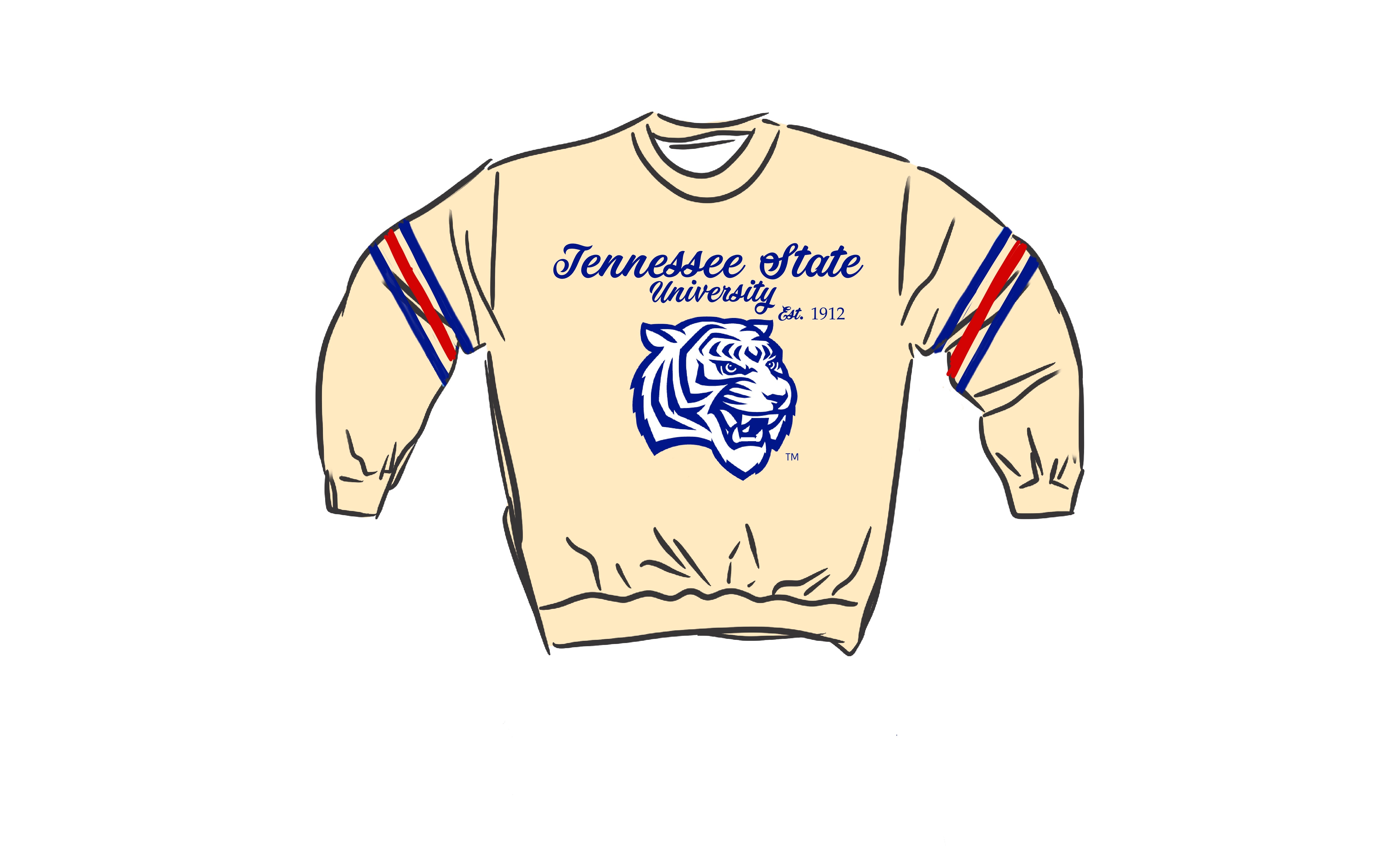 Kids Tennessee State Vintage Sweatshirt