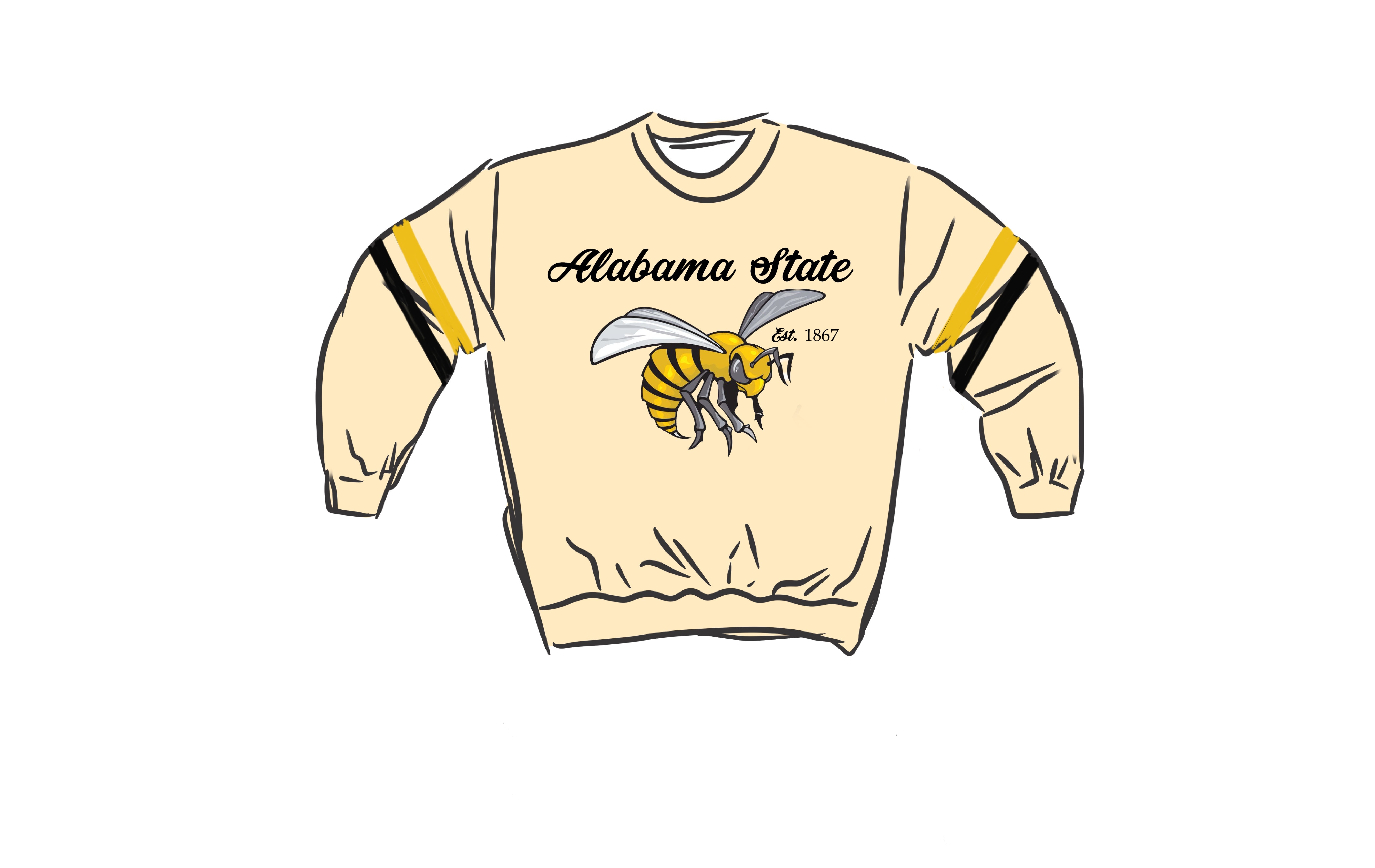 Kids Alabama State Vintage Sweatshirt