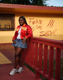 Crop Tuskegee Bomber Jacket