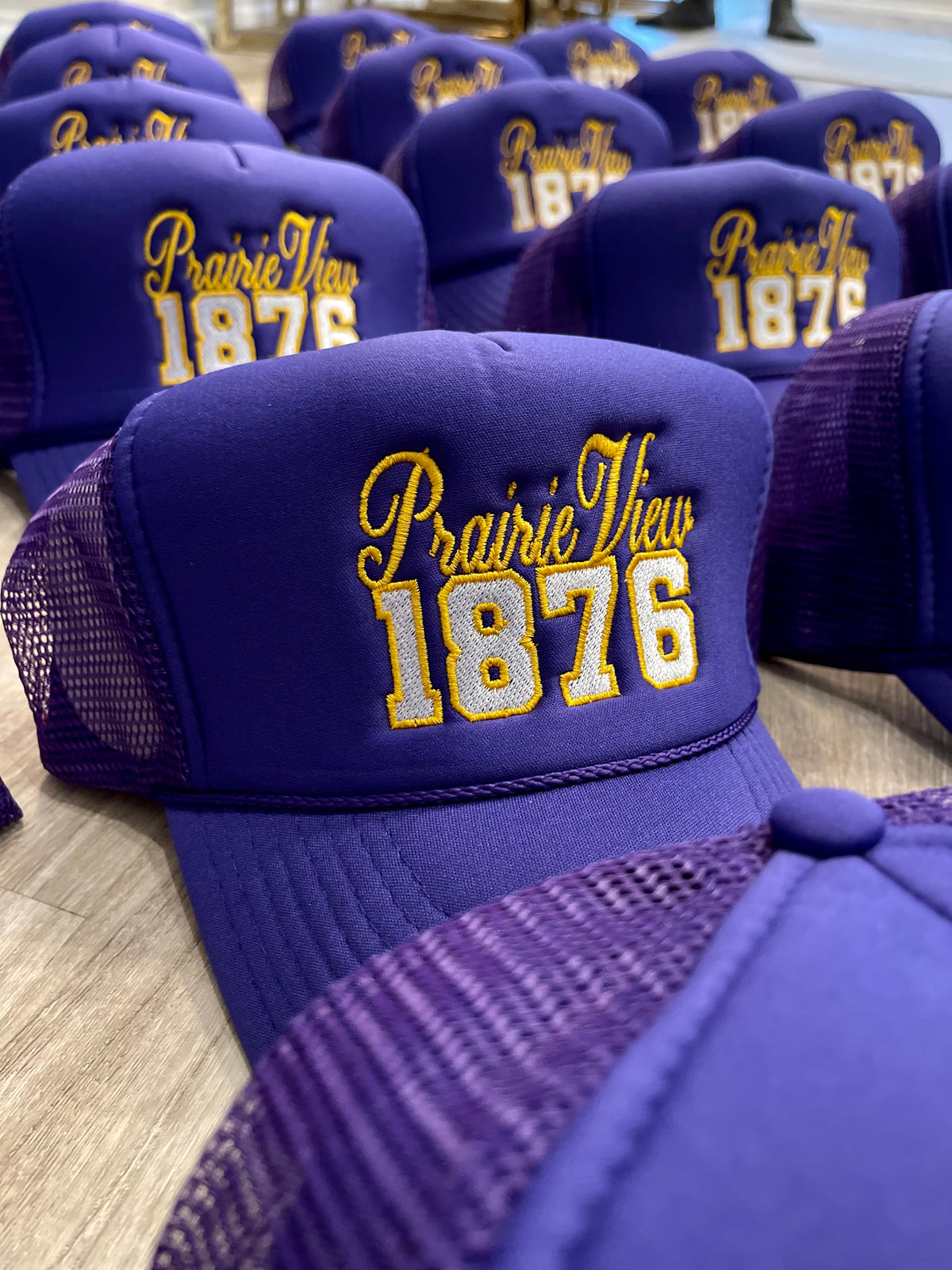 Prairie View 1876 Mesh Baseball Cap - DC Apparel HBCU merchandise