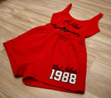 Clark Atlanta 1988 Bra & Short Set (SOLD SEPARATELY)