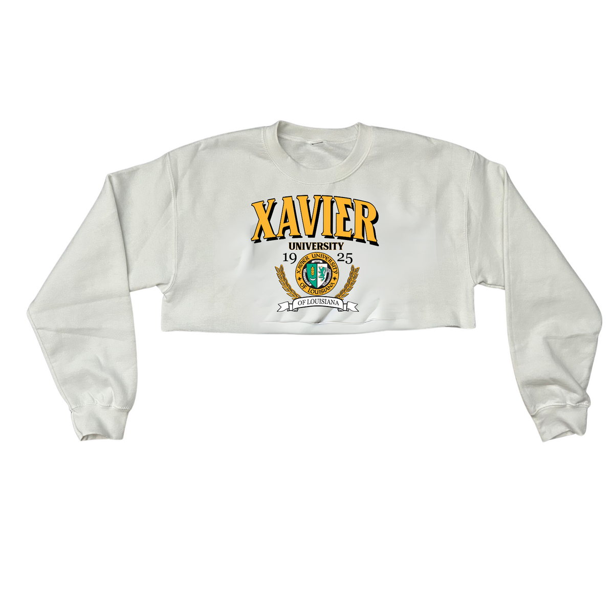 Xavier University Crop Sweatshirt | XULA HBCU Crop Sweatshirt | DC