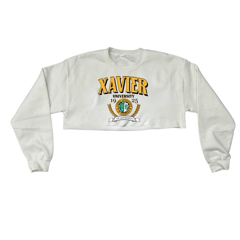 Xavier University of Louisiana Crop Sweatshirt