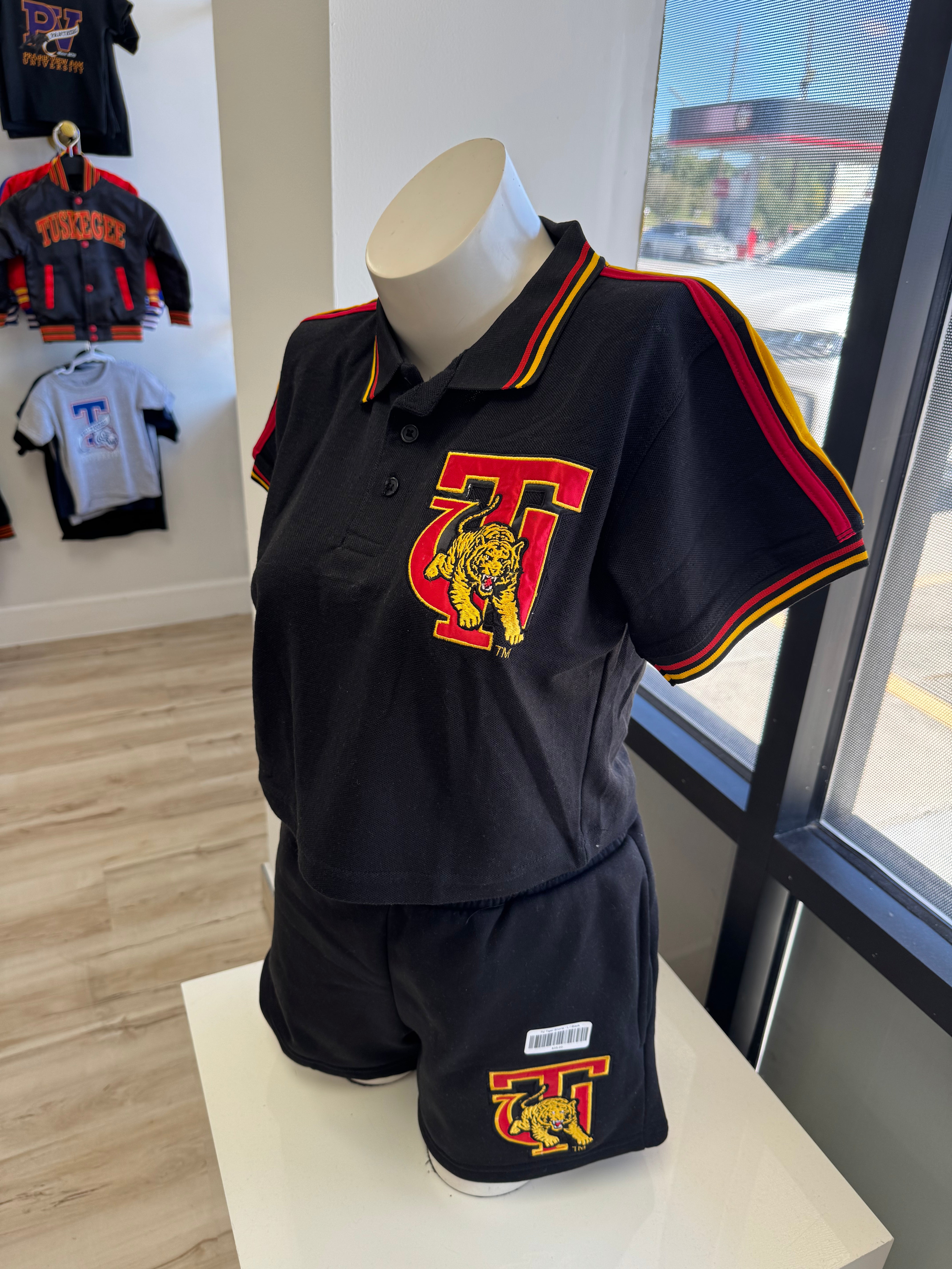 Tuskegee University Crop Polo Shirt