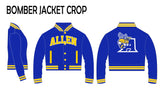 Crop Allen University Bomber Jacket