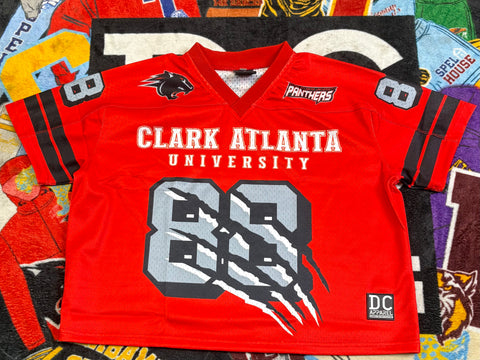 Clark Atlanta Panthers Crop Football Jersey