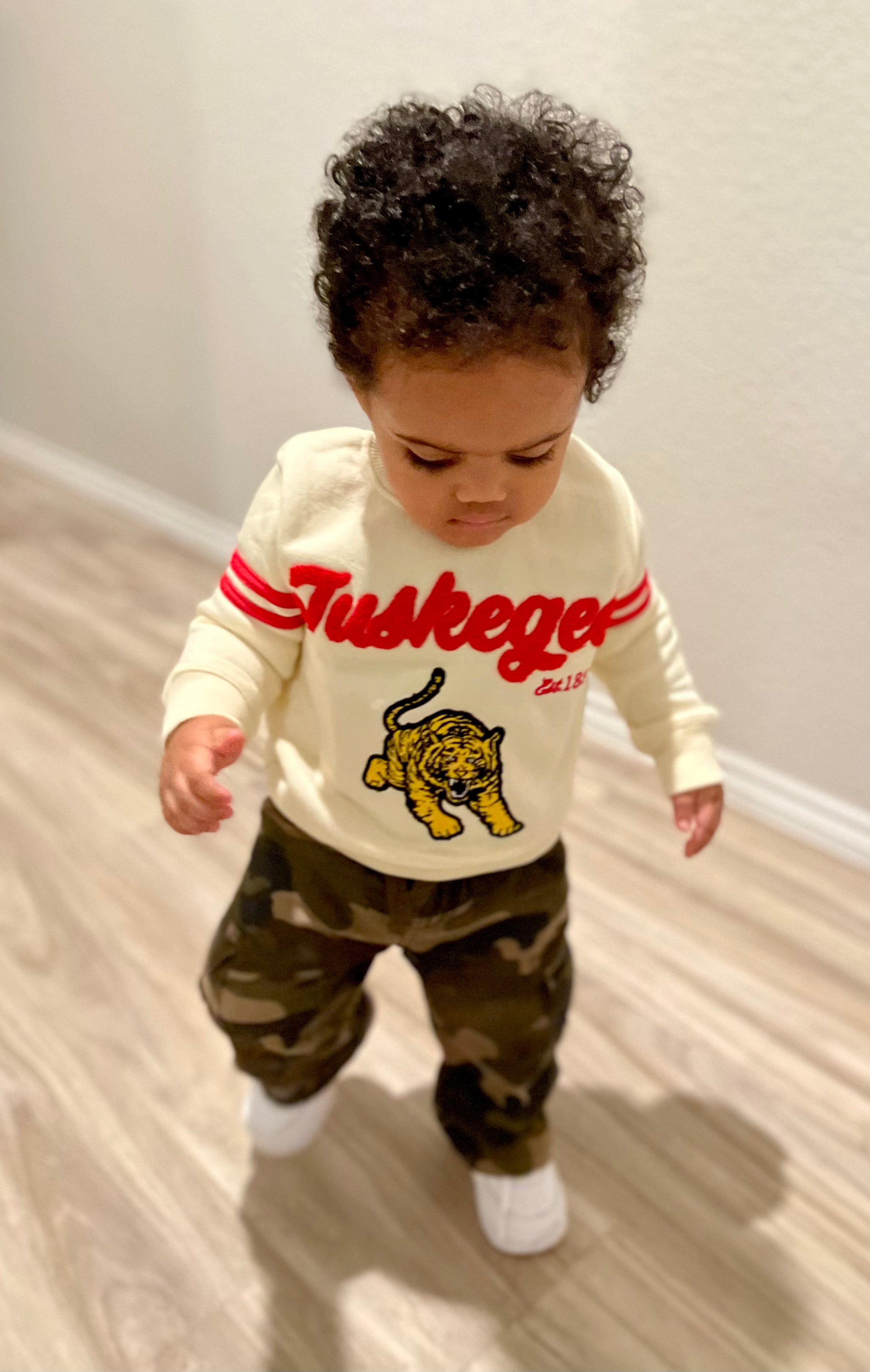 Kids Tuskegee Golden Tiger Vintage Sweatshirt