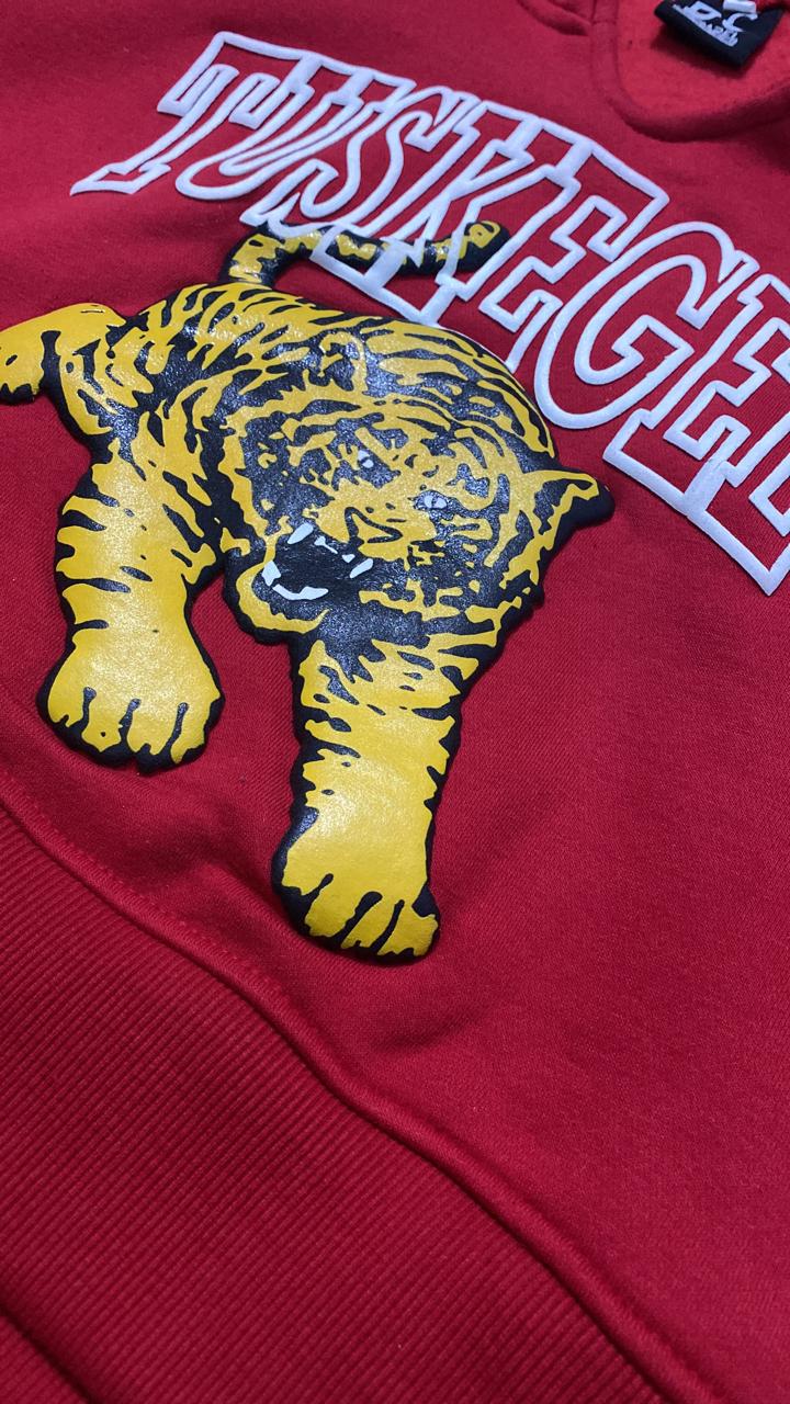 Tuskegee Golden Tiger Crop Sleeveless Hoodie Set