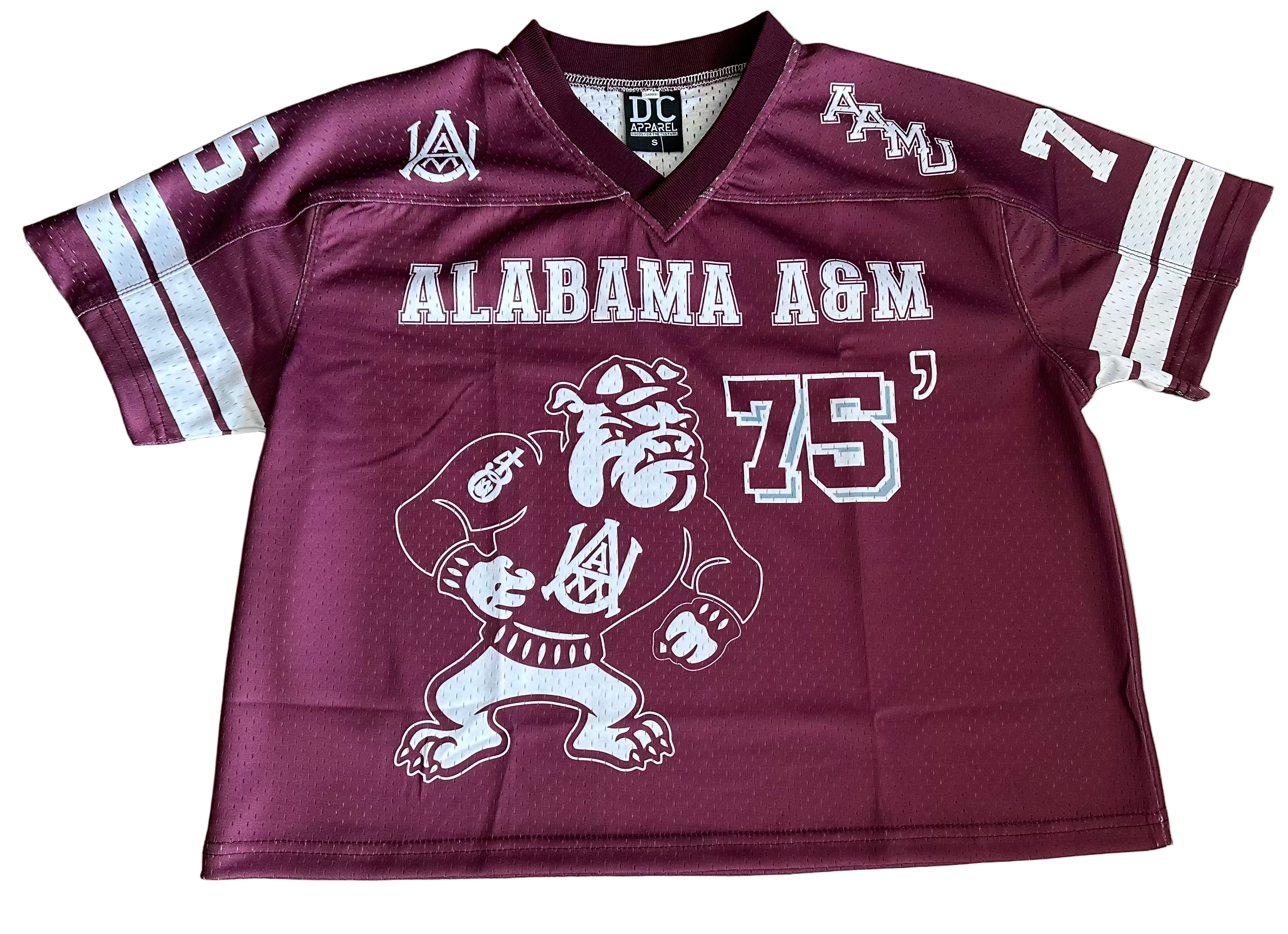 Alabama A&M Bulldogs Crop Football Jersey