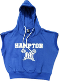 Hampton University Crop Sleeveless Hoodie Set