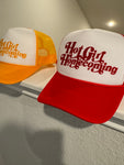 HOT GIRL HOMECOMING TRUCKER HAT