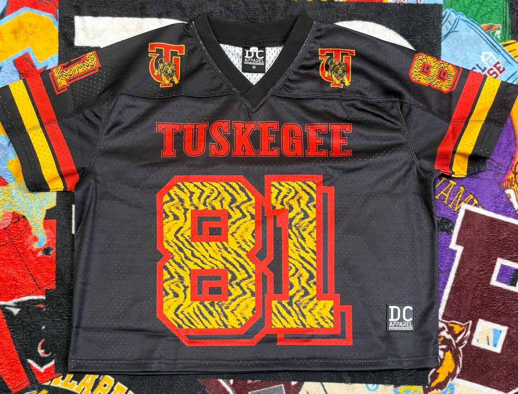 Tuskegee Golden Tigers Crop Football Jersey | HBCU