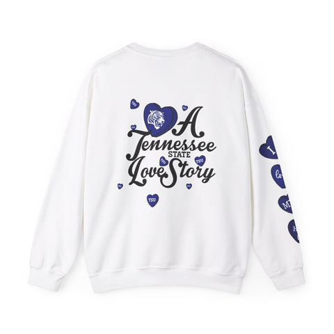 A Tennessee State Love Story Sweatshirt