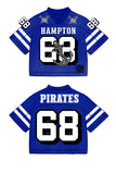 Hampton Pirates Crop Football Jersey