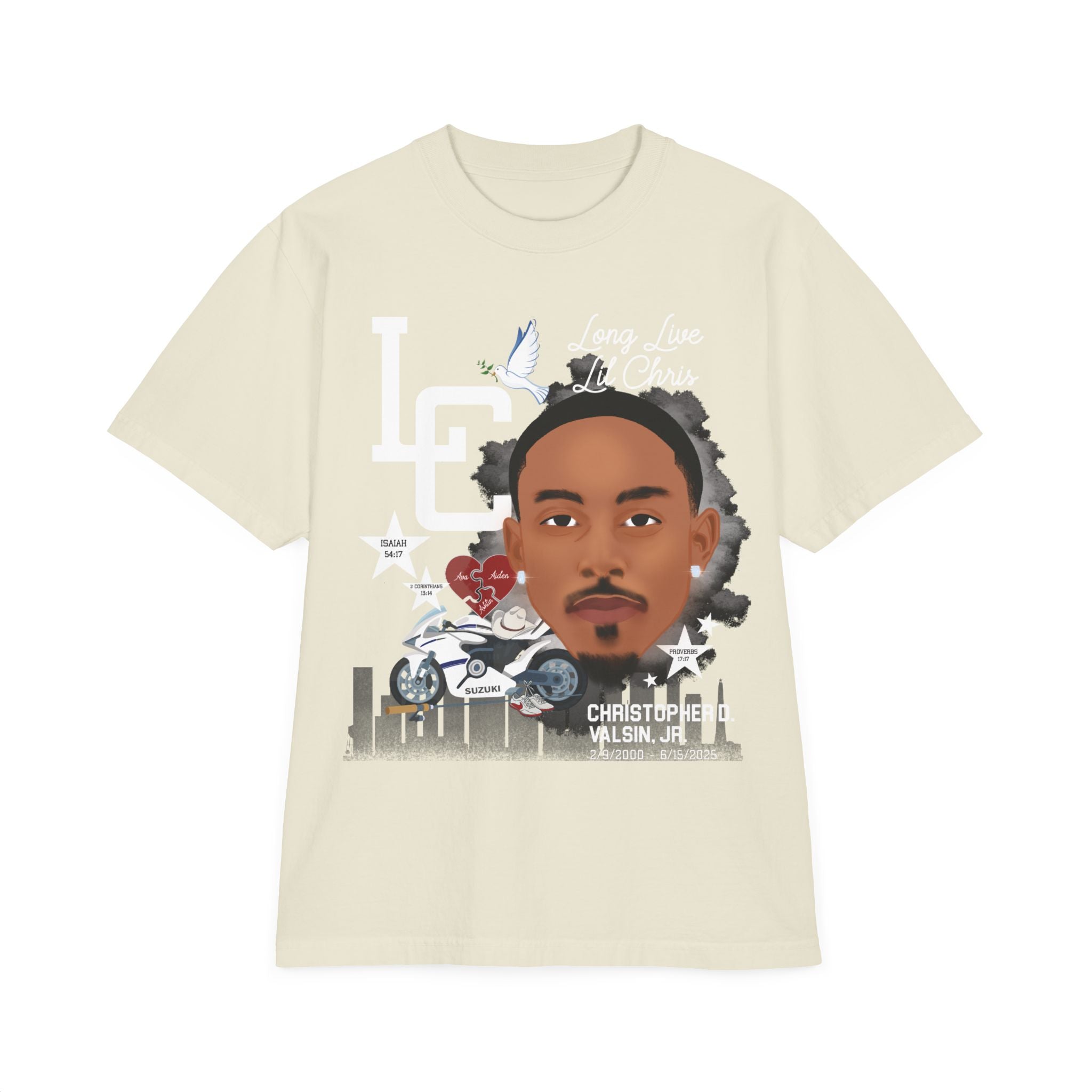 Christopher D. Valsin Jr. Memorial T-Shirt
