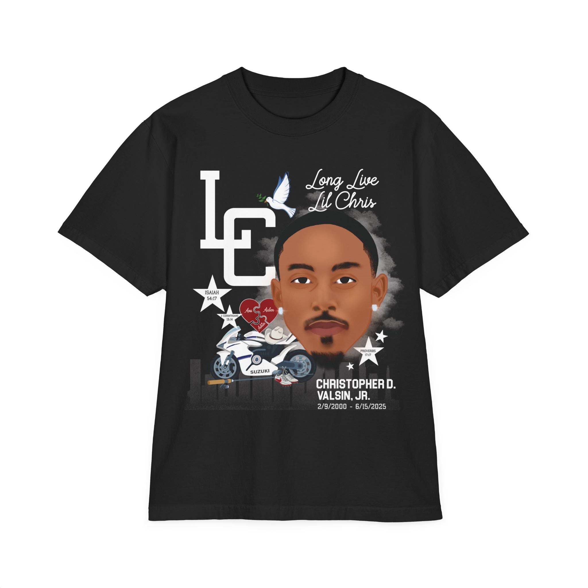 Christopher D. Valsin Jr. Memorial T-Shirt
