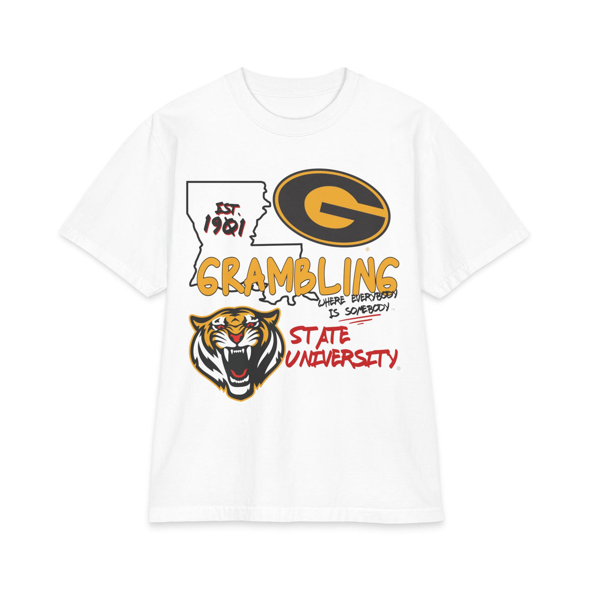 Grambling State University State Sketch Tee