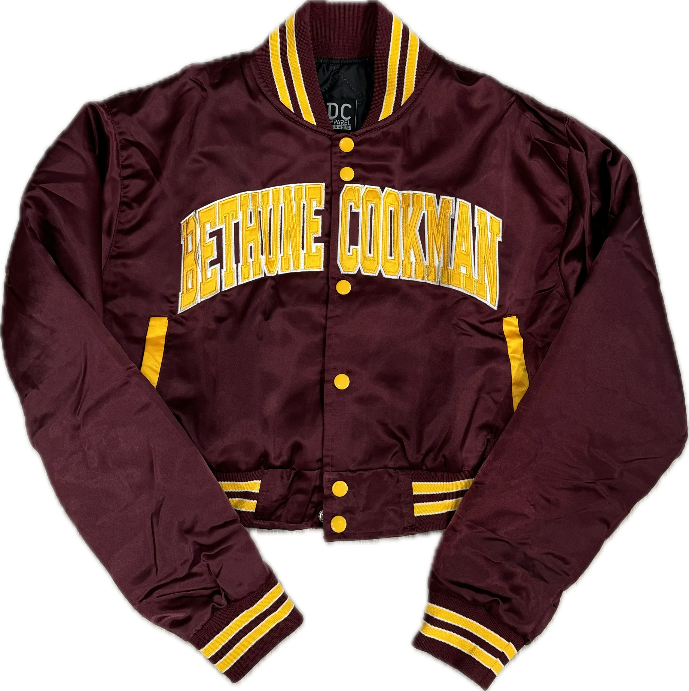Crop Bethune Cookman Bomber Jacket
