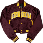 Crop Bethune Cookman Bomber Jacket