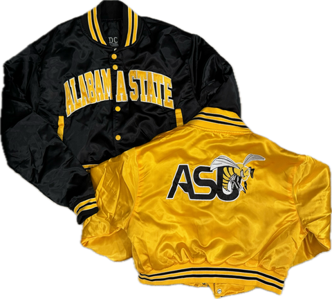 Crop Alabama State  Bomber Jacket