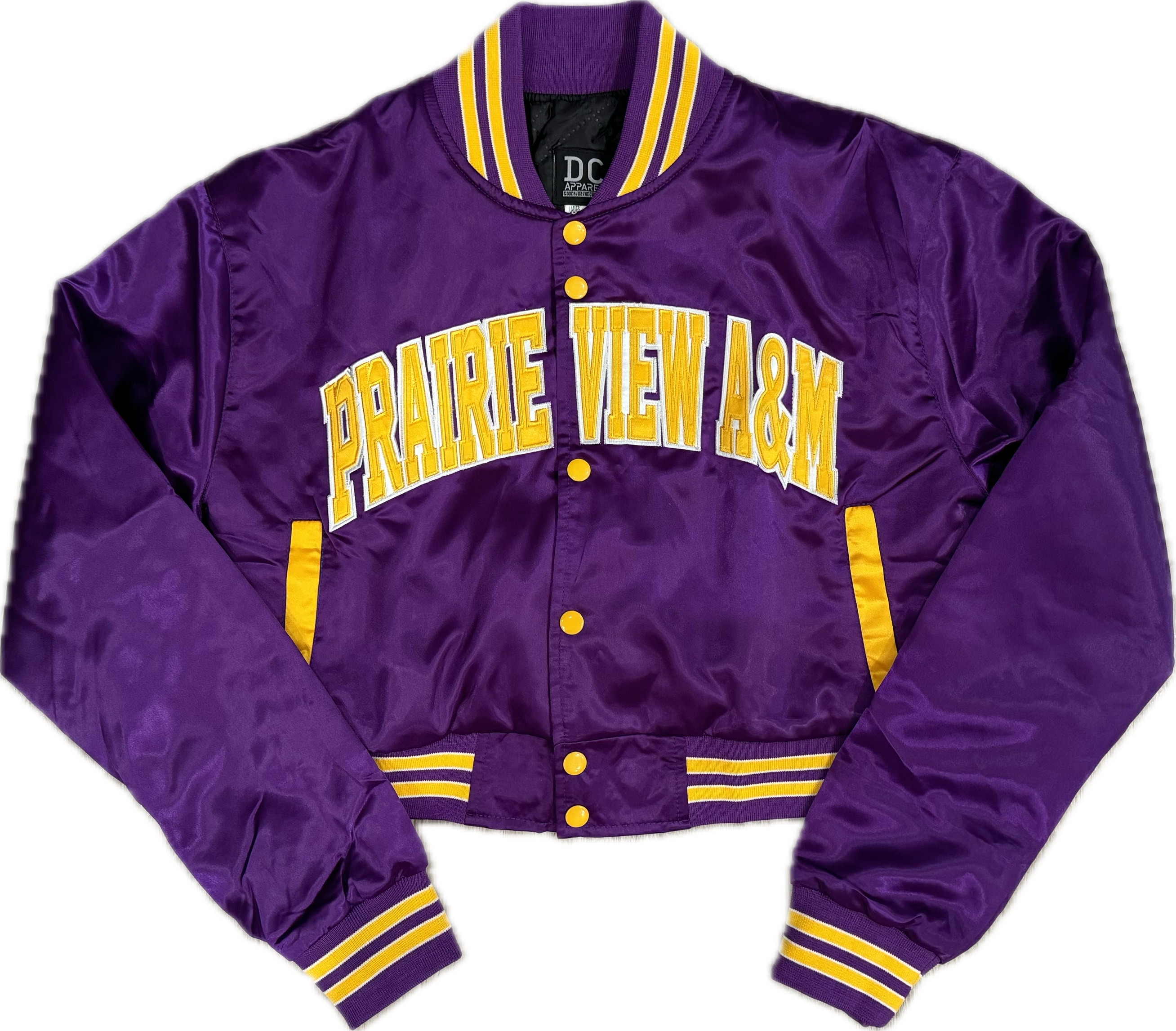 Crop Prairie View A&M Bomber Jacket