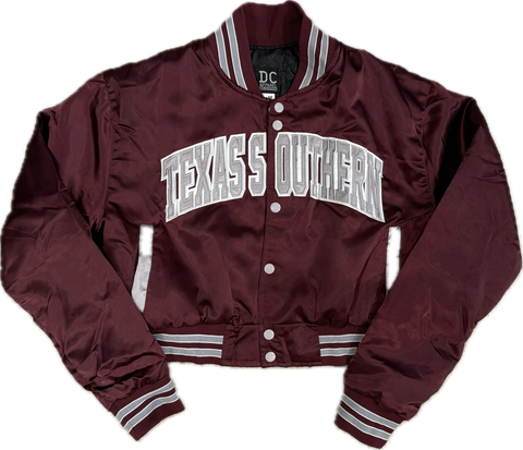 Crop Texas Southern  Bomber Jacket