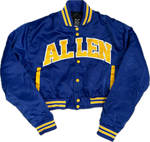 Crop Allen University Bomber Jacket