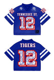 Tennessee State Tigers Crop Football Jersey