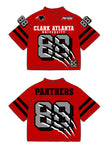 Clark Atlanta Panthers Crop Football Jersey