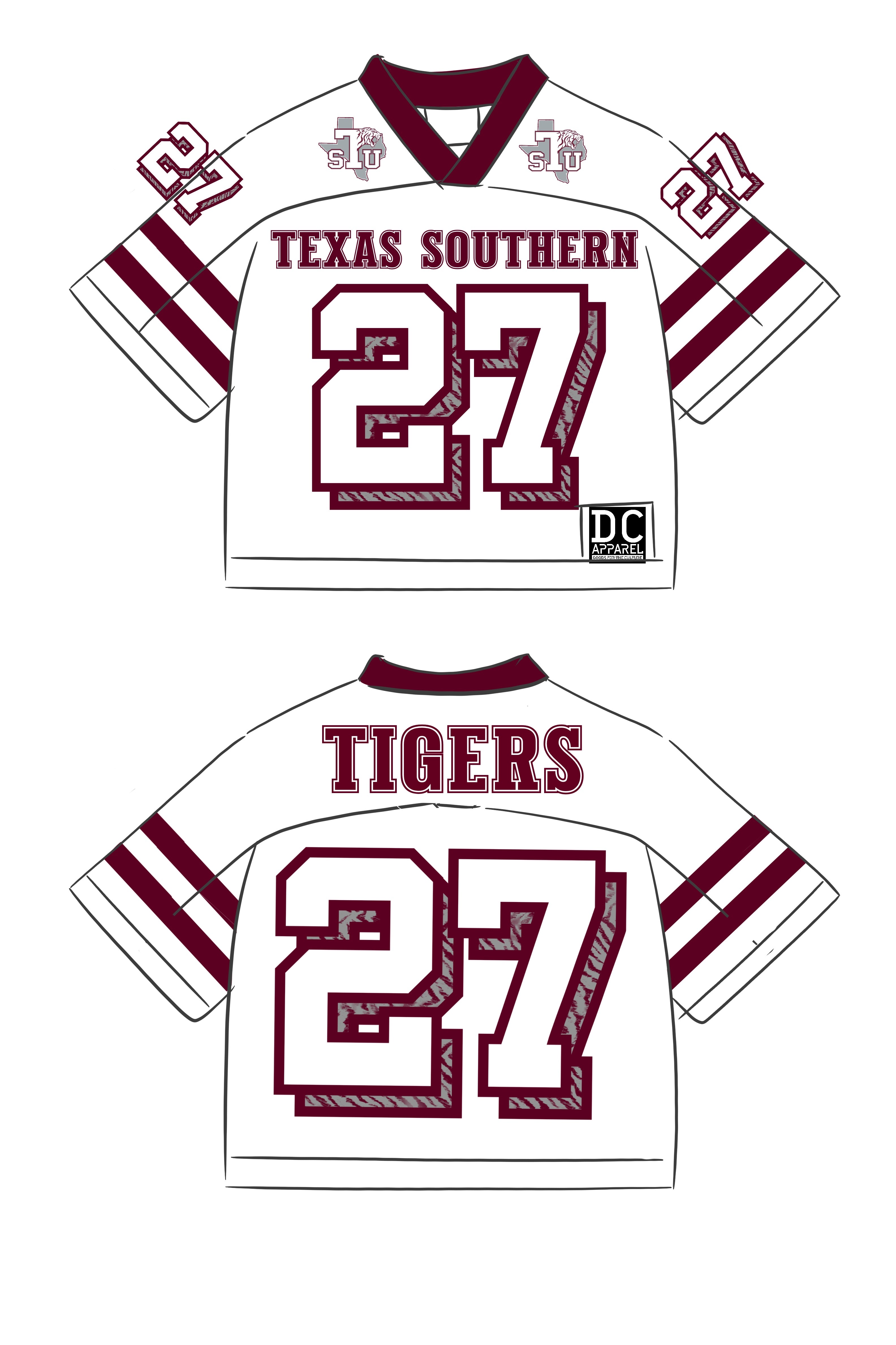 Texas Southern Tigers Football Jersey