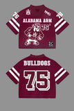 Alabama A&M Bulldogs Crop Football Jersey