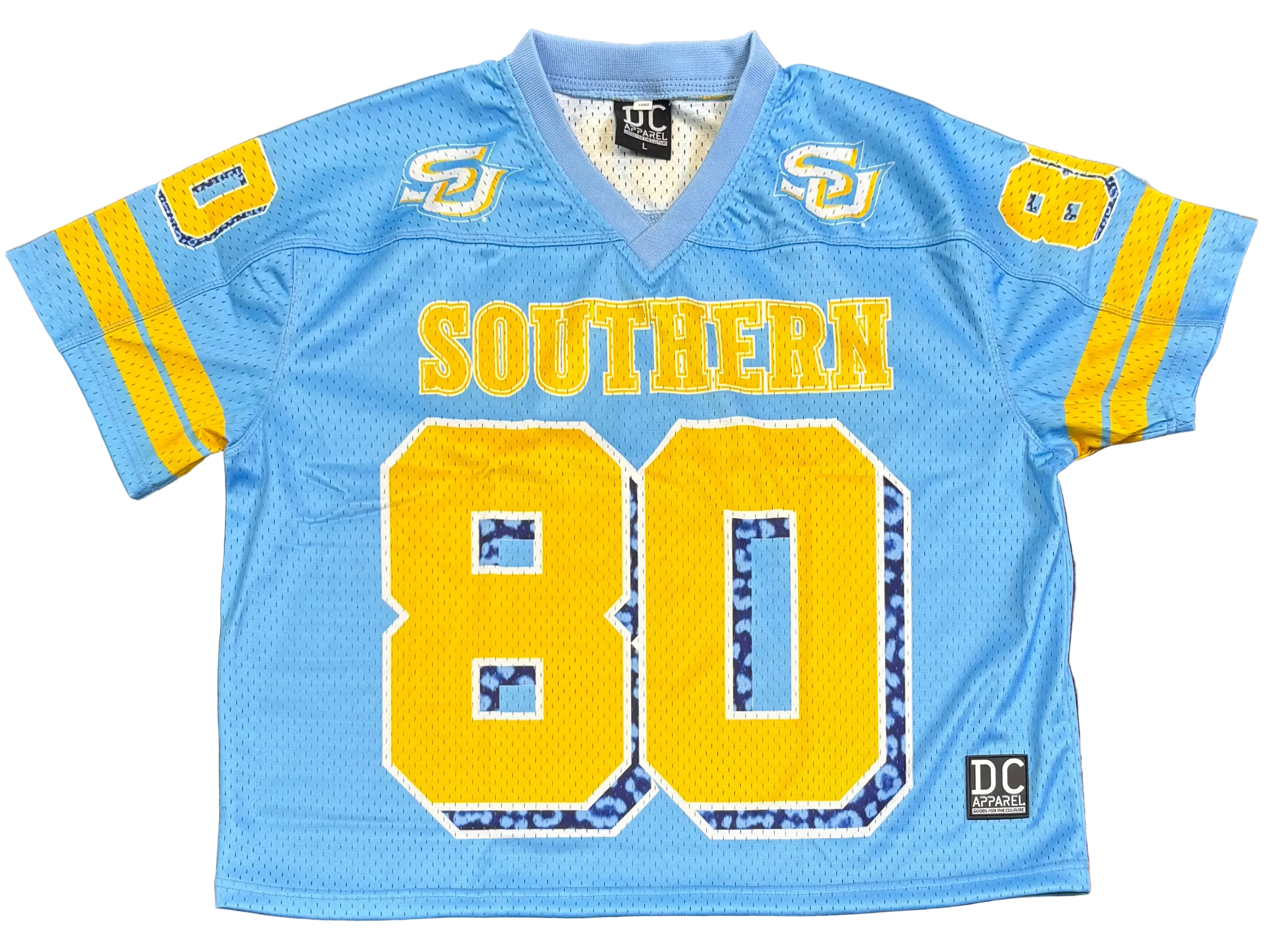 Southern Jaguars Crop Football Jersey - DC Apparel HBCU merchandise