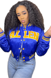 Crop Allen University Bomber Jacket