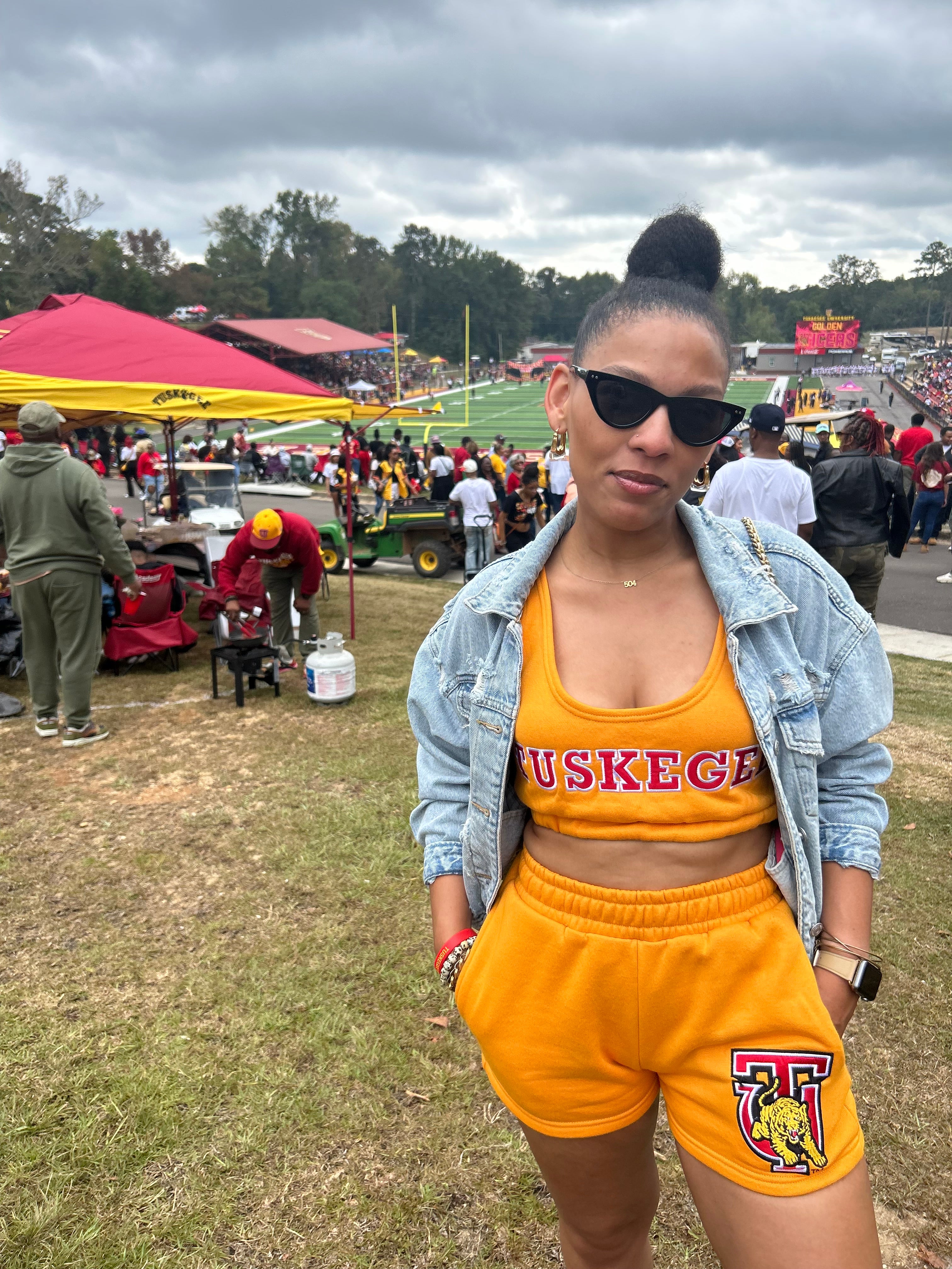 Tuskegee University Fleece Bra