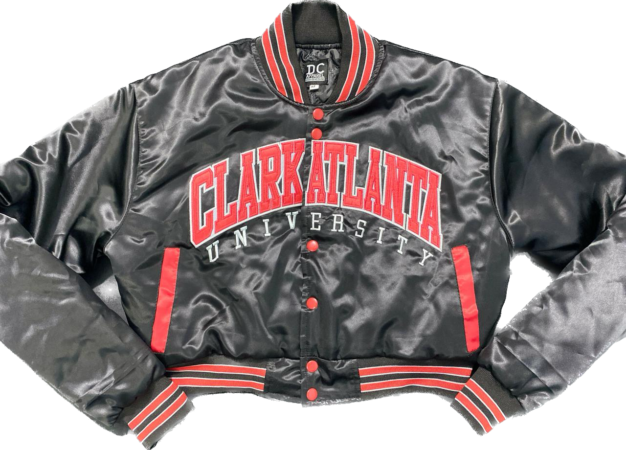 Crop Clark Atlanta University  Bomber Jacket