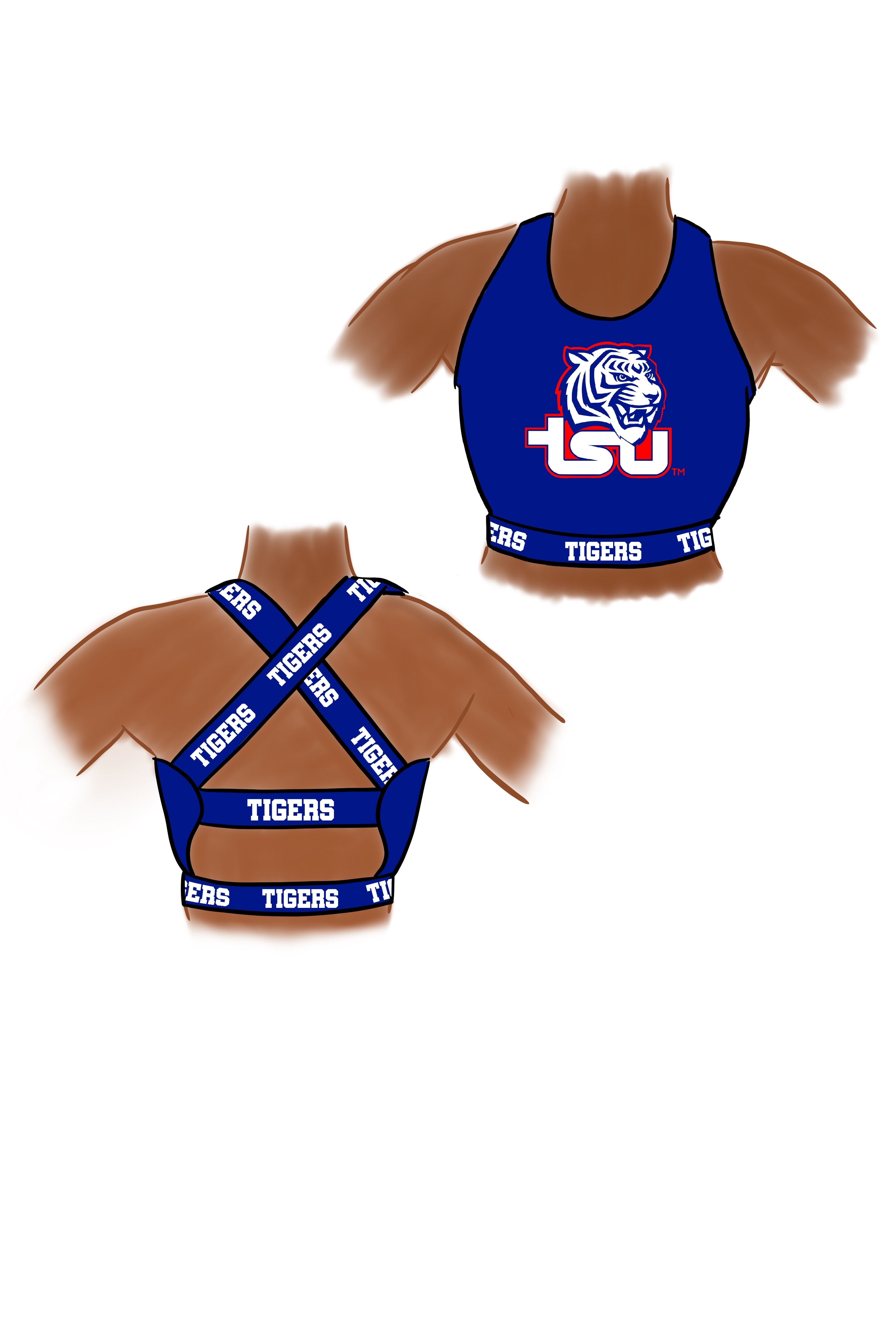 Tennessee State University Fitness Top (Sports Bra)